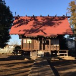 北町の赤屋根の神社